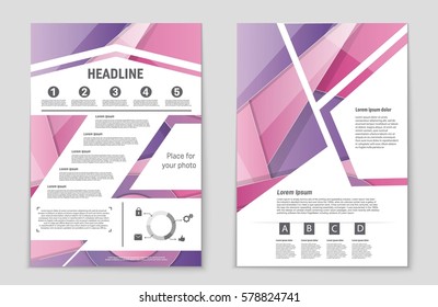 Abstract vector layout background set. For art template design, list, front page, mockup brochure theme style, banner, idea, cover, booklet, print, flyer, book, blank, card, ad, sign, sheet,, a4.