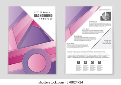 Abstract vector layout background set. For art template design, list, front page, mockup brochure theme style, banner, idea, cover, booklet, print, flyer, book, blank, card, ad, sign, sheet,, a4.