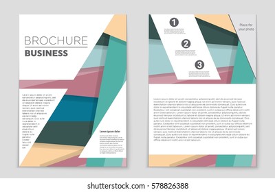 Abstract vector layout background set. For art template design, list, front page, mockup brochure theme style, banner, idea, cover, booklet, print, flyer, book, blank, card, ad, sign, sheet,, a4.