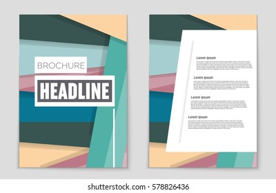 Abstract vector layout background set. For art template design, list, front page, mockup brochure theme style, banner, idea, cover, booklet, print, flyer, book, blank, card, ad, sign, sheet,, a4.