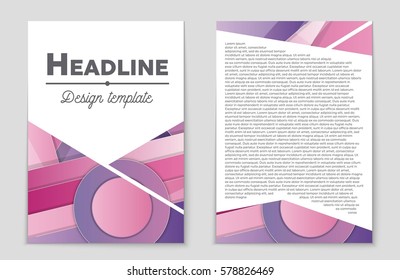 Abstract vector layout background set. For art template design, list, front page, mockup brochure theme style, banner, idea, cover, booklet, print, flyer, book, blank, card, ad, sign, sheet,, a4.