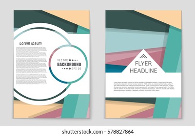 Abstract vector layout background set. For art template design, list, front page, mockup brochure theme style, banner, idea, cover, booklet, print, flyer, book, blank, card, ad, sign, sheet,, a4.