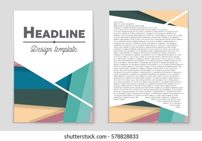 Abstract vector layout background set. For art template design, list, front page, mockup brochure theme style, banner, idea, cover, booklet, print, flyer, book, blank, card, ad, sign, sheet,, a4.
