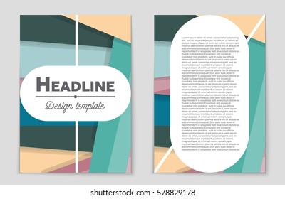 Abstract vector layout background set. For art template design, list, front page, mockup brochure theme style, banner, idea, cover, booklet, print, flyer, book, blank, card, ad, sign, sheet,, a4.
