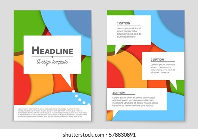 Abstract vector layout background set. For art template design, list, front page, mockup brochure theme style, banner, idea, cover, booklet, print, flyer, book, blank, card, ad, sign, sheet,, a4.