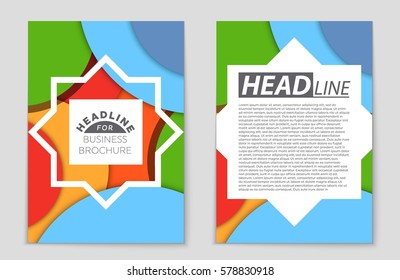 Abstract vector layout background set. For art template design, list, front page, mockup brochure theme style, banner, idea, cover, booklet, print, flyer, book, blank, card, ad, sign, sheet,, a4.