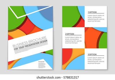 Abstract vector layout background set. For art template design, list, front page, mockup brochure theme style, banner, idea, cover, booklet, print, flyer, book, blank, card, ad, sign, sheet,, a4.