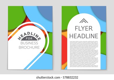 Abstract vector layout background set. For art template design, list, front page, mockup brochure theme style, banner, idea, cover, booklet, print, flyer, book, blank, card, ad, sign, sheet,, a4.