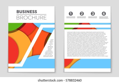 Abstract vector layout background set. For art template design, list, front page, mockup brochure theme style, banner, idea, cover, booklet, print, flyer, book, blank, card, ad, sign, sheet,, a4.