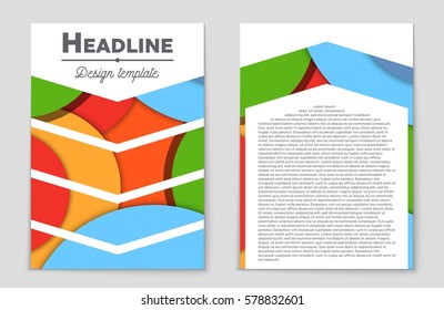 Abstract vector layout background set. For art template design, list, front page, mockup brochure theme style, banner, idea, cover, booklet, print, flyer, book, blank, card, ad, sign, sheet,, a4.