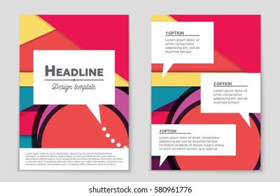 Abstract vector layout background set. For art template design, list, front page, mockup brochure theme style, banner, idea, cover, booklet, print, flyer, book, blank, card, ad, sign, sheet,, a4.