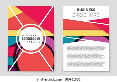 Abstract vector layout background set. For art template design, list, front page, mockup brochure theme style, banner, idea, cover, booklet, print, flyer, book, blank, card, ad, sign, sheet,, a4.