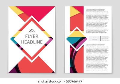 Abstract vector layout background set. For art template design, list, front page, mockup brochure theme style, banner, idea, cover, booklet, print, flyer, book, blank, card, ad, sign, sheet,, a4.
