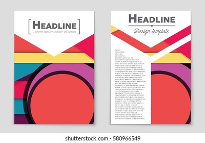 Abstract vector layout background set. For art template design, list, front page, mockup brochure theme style, banner, idea, cover, booklet, print, flyer, book, blank, card, ad, sign, sheet,, a4.