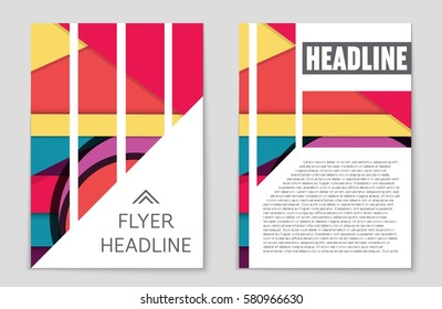 Abstract vector layout background set. For art template design, list, front page, mockup brochure theme style, banner, idea, cover, booklet, print, flyer, book, blank, card, ad, sign, sheet,, a4.