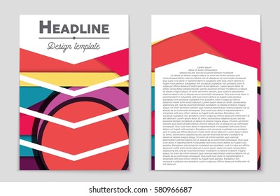 Abstract vector layout background set. For art template design, list, front page, mockup brochure theme style, banner, idea, cover, booklet, print, flyer, book, blank, card, ad, sign, sheet,, a4.