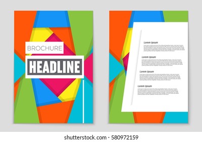 Abstract vector layout background set. For art template design, list, front page, mockup brochure theme style, banner, idea, cover, booklet, print, flyer, book, blank, card, ad, sign, sheet,, a4.