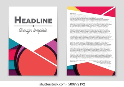 Abstract vector layout background set. For art template design, list, front page, mockup brochure theme style, banner, idea, cover, booklet, print, flyer, book, blank, card, ad, sign, sheet,, a4.