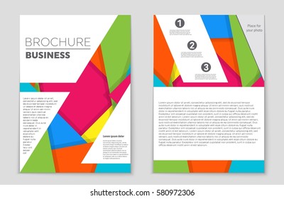 Abstract vector layout background set. For art template design, list, front page, mockup brochure theme style, banner, idea, cover, booklet, print, flyer, book, blank, card, ad, sign, sheet,, a4.