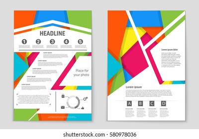 Abstract vector layout background set. For art template design, list, front page, mockup brochure theme style, banner, idea, cover, booklet, print, flyer, book, blank, card, ad, sign, sheet,, a4.