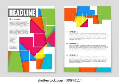 Abstract vector layout background set. For art template design, list, front page, mockup brochure theme style, banner, idea, cover, booklet, print, flyer, book, blank, card, ad, sign, sheet,, a4.