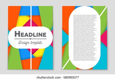 Abstract vector layout background set. For art template design, list, front page, mockup brochure theme style, banner, idea, cover, booklet, print, flyer, book, blank, card, ad, sign, sheet,, a4.