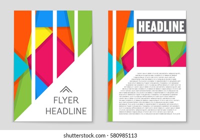 Abstract vector layout background set. For art template design, list, front page, mockup brochure theme style, banner, idea, cover, booklet, print, flyer, book, blank, card, ad, sign, sheet,, a4.