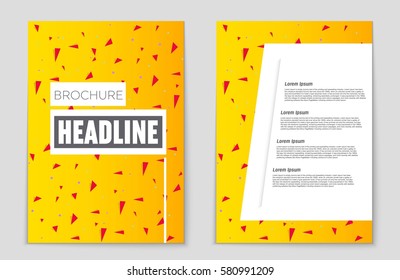 Abstract vector layout background set. For art template design, list, front page, mockup brochure theme style, banner, idea, cover, booklet, print, flyer, book, blank, card, ad, sign, sheet,, a4.