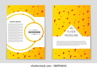 Abstract vector layout background set. For art template design, list, front page, mockup brochure theme style, banner, idea, cover, booklet, print, flyer, book, blank, card, ad, sign, sheet,, a4.