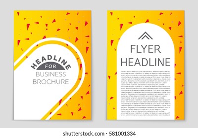 Abstract vector layout background set. For art template design, list, front page, mockup brochure theme style, banner, idea, cover, booklet, print, flyer, book, blank, card, ad, sign, sheet,, a4.