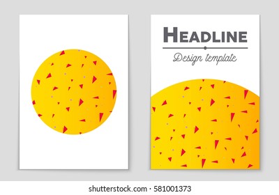 Abstract vector layout background set. For art template design, list, front page, mockup brochure theme style, banner, idea, cover, booklet, print, flyer, book, blank, card, ad, sign, sheet,, a4.