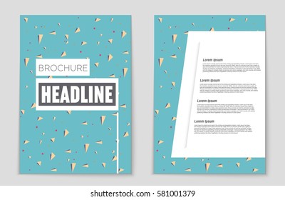 Abstract vector layout background set. For art template design, list, front page, mockup brochure theme style, banner, idea, cover, booklet, print, flyer, book, blank, card, ad, sign, sheet,, a4.