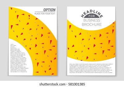 Abstract vector layout background set. For art template design, list, front page, mockup brochure theme style, banner, idea, cover, booklet, print, flyer, book, blank, card, ad, sign, sheet,, a4.