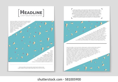 Abstract vector layout background set. For art template design, list, front page, mockup brochure theme style, banner, idea, cover, booklet, print, flyer, book, blank, card, ad, sign, sheet,, a4.