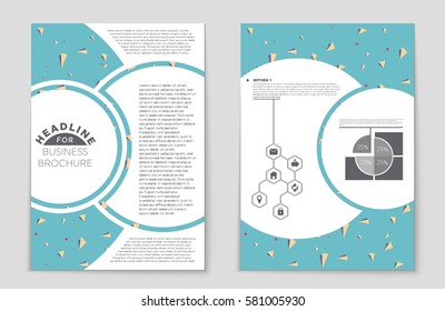 Abstract vector layout background set. For art template design, list, front page, mockup brochure theme style, banner, idea, cover, booklet, print, flyer, book, blank, card, ad, sign, sheet,, a4.
