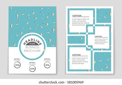Abstract vector layout background set. For art template design, list, front page, mockup brochure theme style, banner, idea, cover, booklet, print, flyer, book, blank, card, ad, sign, sheet,, a4.