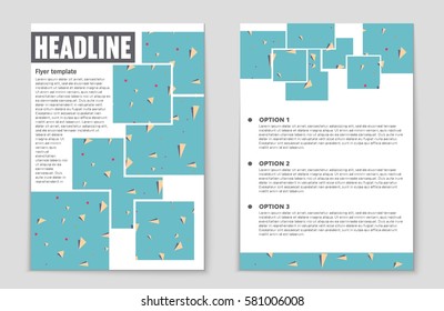 Abstract vector layout background set. For art template design, list, front page, mockup brochure theme style, banner, idea, cover, booklet, print, flyer, book, blank, card, ad, sign, sheet,, a4.