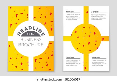 Abstract vector layout background set. For art template design, list, front page, mockup brochure theme style, banner, idea, cover, booklet, print, flyer, book, blank, card, ad, sign, sheet,, a4.
