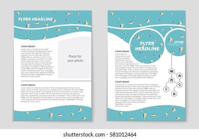 Abstract vector layout background set. For art template design, list, front page, mockup brochure theme style, banner, idea, cover, booklet, print, flyer, book, blank, card, ad, sign, sheet,, a4.