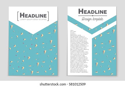 Abstract vector layout background set. For art template design, list, front page, mockup brochure theme style, banner, idea, cover, booklet, print, flyer, book, blank, card, ad, sign, sheet,, a4.