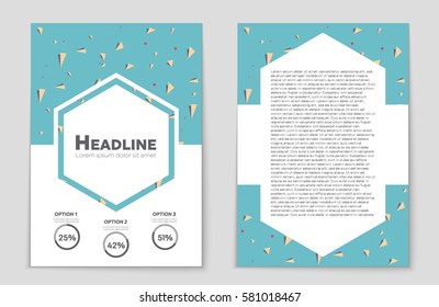 Abstract vector layout background set. For art template design, list, front page, mockup brochure theme style, banner, idea, cover, booklet, print, flyer, book, blank, card, ad, sign, sheet,, a4.