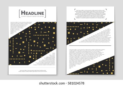 Abstract vector layout background set. For art template design, list, front page, mockup brochure theme style, banner, idea, cover, booklet, print, flyer, book, blank, card, ad, sign, sheet,, a4.