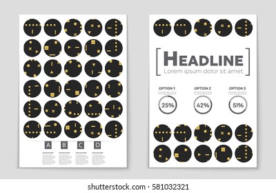 Abstract vector layout background set. For art template design, list, front page, mockup brochure theme style, banner, idea, cover, booklet, print, flyer, book, blank, card, ad, sign, sheet,, a4.