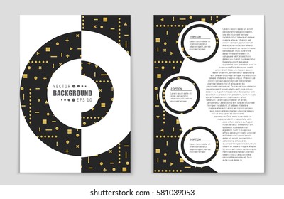 Abstract vector layout background set. For art template design, list, front page, mockup brochure theme style, banner, idea, cover, booklet, print, flyer, book, blank, card, ad, sign, sheet,, a4.