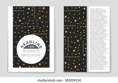 Abstract vector layout background set. For art template design, list, front page, mockup brochure theme style, banner, idea, cover, booklet, print, flyer, book, blank, card, ad, sign, sheet,, a4.