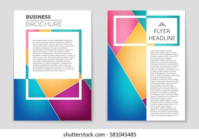 Abstract vector layout background set. For art template design, list, front page, mockup brochure theme style, banner, idea, cover, booklet, print, flyer, book, blank, card, ad, sign, sheet,, a4.