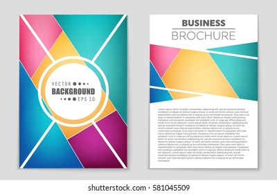 Abstract vector layout background set. For art template design, list, front page, mockup brochure theme style, banner, idea, cover, booklet, print, flyer, book, blank, card, ad, sign, sheet,, a4.