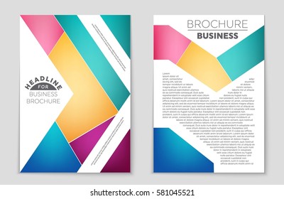 Abstract vector layout background set. For art template design, list, front page, mockup brochure theme style, banner, idea, cover, booklet, print, flyer, book, blank, card, ad, sign, sheet,, a4.