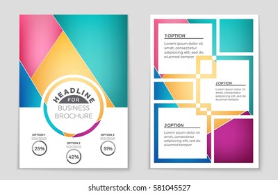 Abstract vector layout background set. For art template design, list, front page, mockup brochure theme style, banner, idea, cover, booklet, print, flyer, book, blank, card, ad, sign, sheet,, a4.