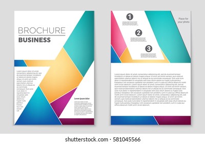 Abstract vector layout background set. For art template design, list, front page, mockup brochure theme style, banner, idea, cover, booklet, print, flyer, book, blank, card, ad, sign, sheet,, a4.